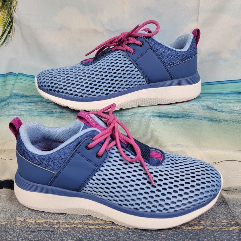 Vionic Coro Mesh Lace up Athletic Shoes